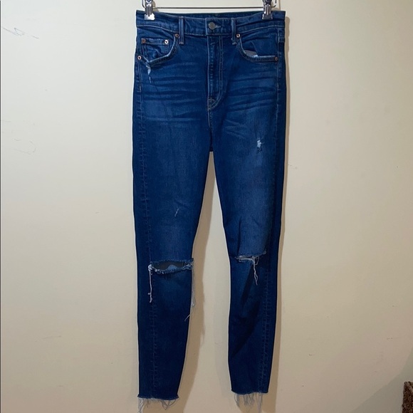 Womens GRLFRND The Kendall High Rise Stretch Skinny Jeans Color: Fox Fire - Picture 1 of 6